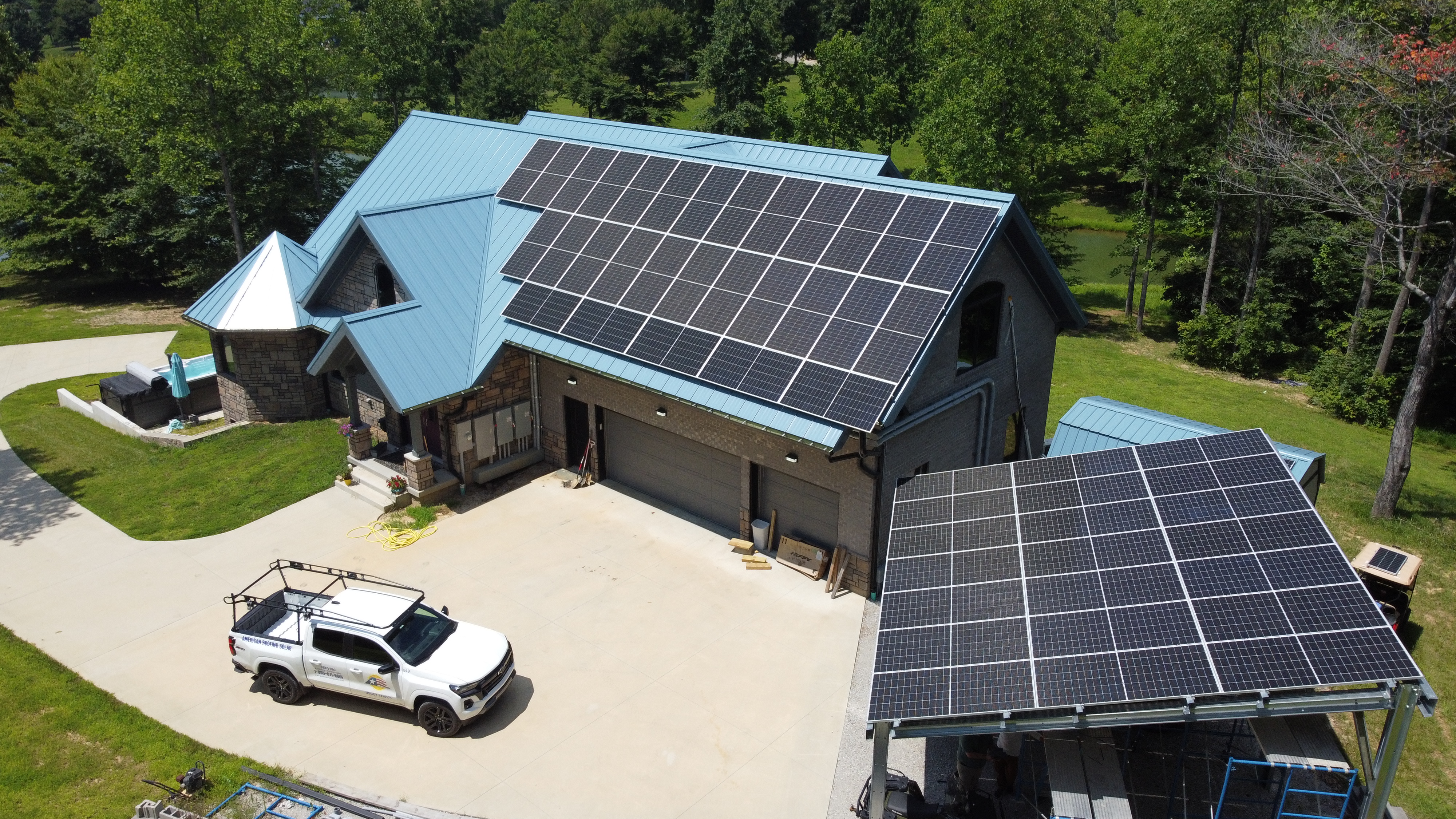 Residential solar installation
